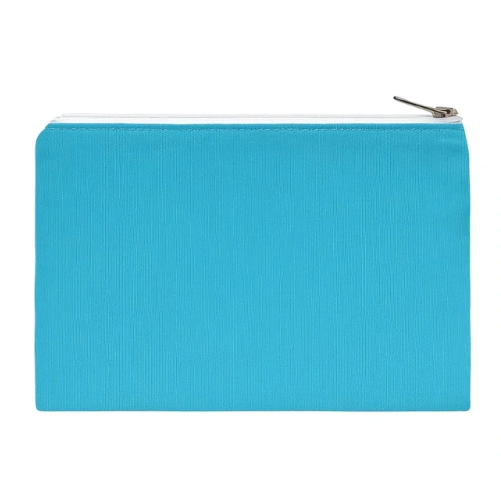 Serena Williams Inspirational Quote Turquoise Zipper Pouch